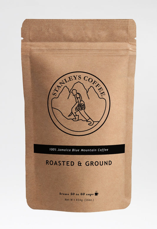 Jamaica Blue Mountain Coffee: Roasted and Ground 16 oz